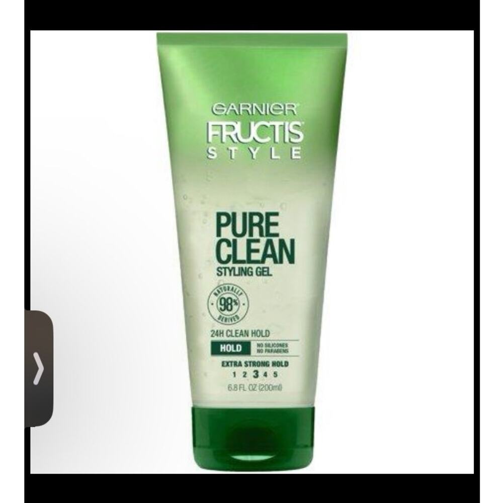 Garnier Fructis Style Pure Clean Hair Styling Gel. Natural. Paraben Free. 6.8 oz